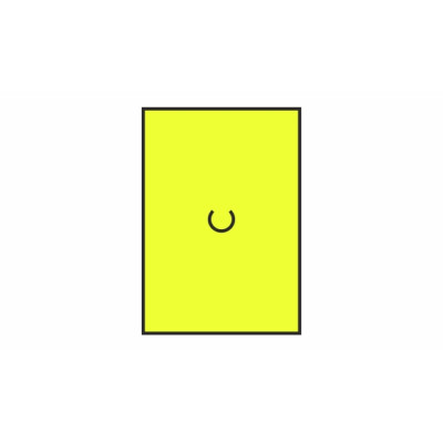 Self-adhesive labels for price guns, 16x23 mm, Motex signal colour