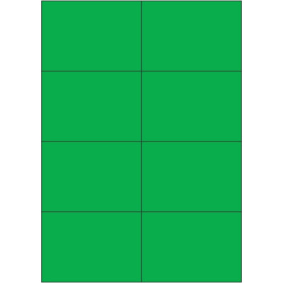 Selbstklebende Etiketten 105x74 mm Buntpapier, auf A4-Bogen, für Laser- und Tintenstrahldruck