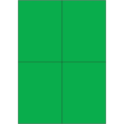 Selbstklebende Etiketten 105x148 mm Buntpapier, auf A4-Bogen, für Laser- und Tintenstrahldruck