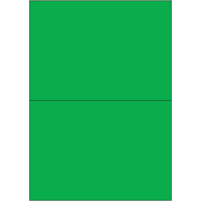Selbstklebende Etiketten 210x148 mm Buntpapier, auf A4-Bogen, für Laser- und Tintenstrahldruck