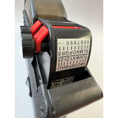 Preisauszeichner Blitz C20/A, zweizeilig mit Alphabet, für Contact-Etiketten 25x16 mm